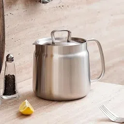 SQUICKLE 1200 ML Deep Frying Pot With Long Handle || Stainless Steel Pan With Strainer Basket || Deep Oil Fryer For French Fries, Fish, Boiling, Butter, Gravies (1.5L Frying Pot)-picture-30