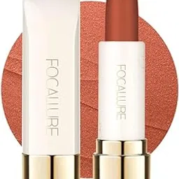 Focallure Pure Matte Lipstick 104 | Velvety, Hydrating Lipstick | Bold, Intense Color | Long-Lasting & Waterproof | Super Soft Texture | 3.7gm-picture-11