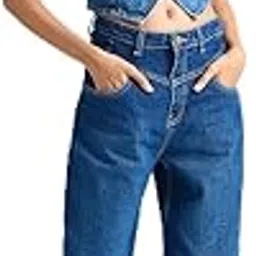 freakins Dark Blue Straight Fit Jeans-picture-43