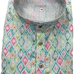 Men's Traditional Cotton Floral Embroidered Only Kurta-picture-33