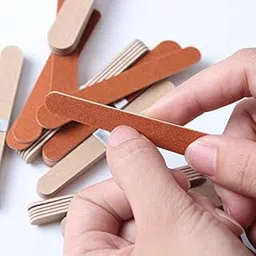 100 Pack of Disposable Nail Files Double Sided Emery Boards image 1