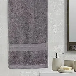 Bombay Dyeing Super Ultrx Zero Twist Plain Dyed 650 GSM Cotton Bath Towel - Ultrx (Cloud Burst)-picture-18