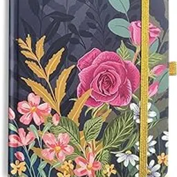 HAPPYWAGON Rose Garden Undated Daily Planner and Journal, Daily Study & Work Planning, To-Do List, Productivity, Goals & Expense Tracker with 1 Sturdy Box, Hardbound, 120 GSM, 300 Pages, (Blue)-picture-22