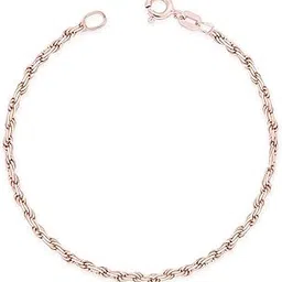 Classic Rolo Silver Anklet | Waterproof & Anti-Tarnish | Pure Silver Jewellery for Women | Anklet for Women | Payal for Girls | Gift for Women & Girls-image-42