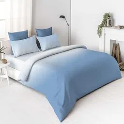 Elegant Linen Store Dyed Cotton 400 GSM Microfiber Soft Double Bed 90x90 Inch Comforter for Comfort and Style (Color:-Blue, Size:- Double)-image-39