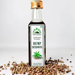 Hillpure Organic Cold Pressed Hemp Seeds Oil (65 ml) Food Grade | Edible | Multipurpose Oil | Anti-Inflammatory Benefits | Unrefined | Rich in Omega-3 and Omega-6 (Glass Bottle)-picture-43