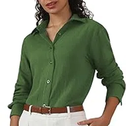 fyltr Women's Textured Regular Fit Top - Full Sleeves | Tops for Women | 100% Cotton-picture-17