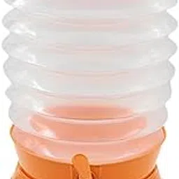 FABLOFT Collapsible Water Container 5.5L Camping Hiking Travel Carrier Tap Orange-picture-32