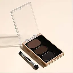 3 Eyebrow Cake Powder With Angled Eyebrow Brush, Natural finish, Applies evenly, Easily blendable, Dual-ended applicator, Long Lasting & Waterproof, Suit Every Skin Tone, Shade-01-picture-17