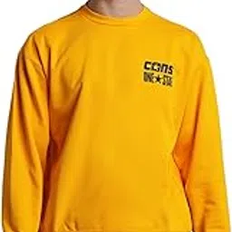 converse Men CONS One Star Crew Yellow Sweatshirt-picture-38