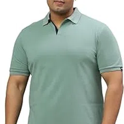 wear your opinion Men's Plus Size Polo Collar Neck Half Sleeve Tshirt-picture-31