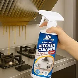 IFDnecessary Kitchen Cleaner Spray | Kitchen Sink Oven Oil Stain Remover Spray | Kitchen Cleaning Spray for Exhaust Fan 500ml Suitable for Stoves, Chimneys, Counter Tops, Appliances, Walls & Cabinets-picture-22
