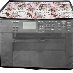 JMT Beautiful Printed Printer Cover Suitable for Canon Image Class MF 4820 Laser Printer (Pink Rose Print)-picture-54