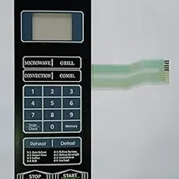 Able MO20CES12B Microwave Oven Membrane Touch Keypad (Black)-picture-38