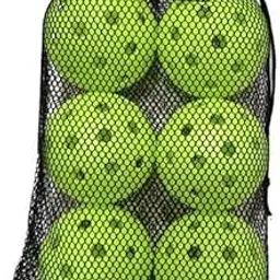 MERISHOPP 3x6x Pickleball Balls Durable Hollow Ball for Outdoor Practice Tournament Play Green-image-3