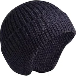 MOMISY Unisex Acrylic Woolen Beanie Helmet Skull Cap for Men and Women-Free Size-picture-17
