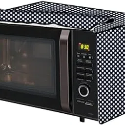 The Furnishing Tree PVC Waterproof Microwave Oven Cover compatible for LG 20 L Solo MS2043DB Polka dot Pattern Navy-picture-11