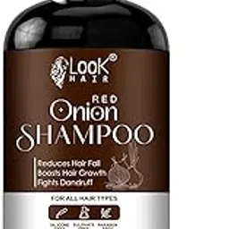 LOOK HAIR Red Onion Shampoo - Help to Reduce Hair Fall | Support Hair Growth and Nourishes Scalp With Biotin, Black Seed Oil | Anti Dandruff | Suitable for All Types (300ml)-picture-25
