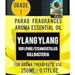 Parag Fragrances Ylang Ylang 250Ml Essential Oil For Fragrance, Soap Making, Cosmetics Making, Candels, Floor Cleaner, Aroma Diffusers, Massage Oils, Bath, Room Spray, Hair/Skin Treatment, Therapy-image-25