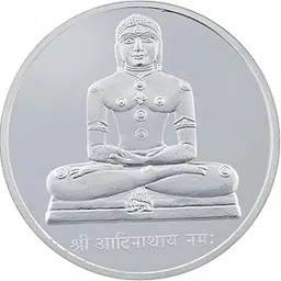bangalore refinery 999 Purity Lord Adinath Silver Coin 10 Gram-picture-14