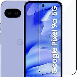 EitanshaKart Military-Grade Tempered Glass Screen Protector Compatible for Google Pixel 9a / 9A 5G with Edge to Edge Coverage and Easy Self Installation kit (Google Pixel 9A 5G) image 1