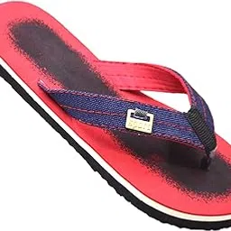polita Men's Flip-Flops and House Slippers Comfortable & Lightweight Red Flip Flop Slippers for Men-picture-16