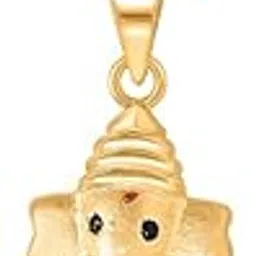 p. n. gadgil jewellers P.N.Gadgil Jewellers 22 Karat (916) BSI Hallmarked Yellow Gold Lord Ganesha ReligiousPendant For Women/Men GP23-picture-10