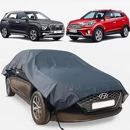 FAMEXON Creta Car Cover All Model Waterproof All Weather,Outdoor Half Cover Rain Sun Uv Protection with Inner Side Ultra Soft Cotton 4 Layers with 100% Nail Proof Cover-picture-42