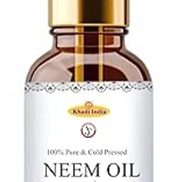 Khadi 100% Pure Neem Oil Coldpressed Carrier Oil, 30 ml-picture-46