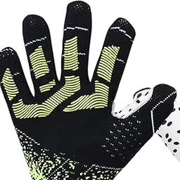 HEAVENGLOW Football Goalkeeper Gloves Thickened High Performance Sport Goalie Gloves Balck and Green | Team Sports | Soccer | Clothing, Shoes & Accessories | Gloves-image-68