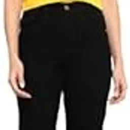 Women's Mom Fit Denim Jeans I High-Rise Relaxed Fit Comfortable Stretch Ankle Length Pant with Pocket I Clean Look Solid I for Casual Outings & Everyday Wear-image-14