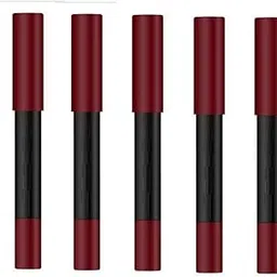 Best Long Lasting Matte Lipstick – Waterproof Maroon Shade (Pack of 5, 20ml Total) – Smudge-Proof, Bold Pigment, Lightweight, Non-Drying & Comfortable Wear-picture-11