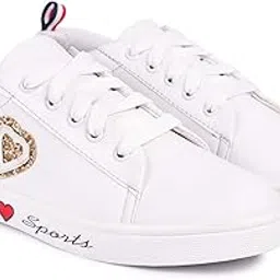 creattoes Women's Sneaker Walking Shoes for Girl's White Shoes Collections-picture-31