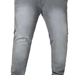 urbano plus Men's Regular Fit Mid Rise Washed Jogger Jeans Stretch-picture-51