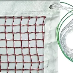 DOURR Outdoor Indoor Badminton Net Replacement with Steel Cable Ropes for Backyard Beach Garden Schoolyard (20 FT x 2.5 FT)-image-30