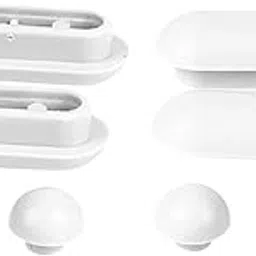 UJEAVETTE White Toilet Seat Bumpers Replacement Kit | Durable Toilet Lid Buffer Accessories | Universal Fit for Home & Hotel Toilets | Reduces Noise & Protects Surface-picture-30