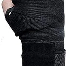 SACHI SPORTS Flexible Boxing & Gym Fitness Tape Gloves - Enhance Your Workout with Superior Grip and Support Gloves for Men & Women (Black)-image-15