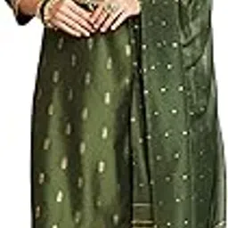 amazon brand - myx Women's Embroidered Kurta Set with Designer Jacquard Dupatta | Latest Design | Available in Plus Sizes-picture-22