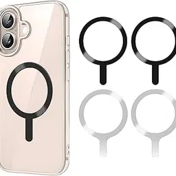 ZORBES® 4Pcs Adapter Ring for Magsafe Ring Magnetic Phone Ring for Wireless Charging Universal Wireless Charger Conversion Mag Safe Metal Sticker Kit Compatible with iPhone Samsung OnePlus and More-image-56