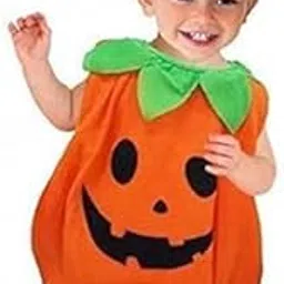 MODERNAZ Pumpkin dress for kids | halloween costume vampire bhoot skeleton dracula for kids cosplay party clothes (2-8 yys)-image-92