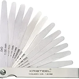KRISTEEL 4" Feeler Gauge-13 Blades (0.05-1.0mm.) Pack of 2 [ Model-FG-12 ]-picture-26