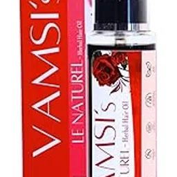 Vamsi’s Le Naturel Herbal hair oil | 100ml| Control Hairfall | Controls Dandruff | Promotes Hair Growth | Herbal Oil image 1