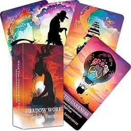 Neouth Shadow Work Oracle Cards, Inner Healing Oracle Deck, Self Reflection Oracle Deck for Beginners, Clarifying Karma, Healing Energy Cards image 1