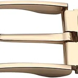 merishopp Men'S Reversible Belt Buckle Single Prong Rectangular Pin Belt Buckle Gold-picture-24
