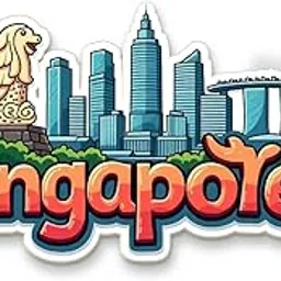 GiftODay Singapore Country Theme Souvenir Wooden Fridge Magnet for Refrigerator - Singapore Fridge Magnet for Kitchen & Home Decor | Perfect Souvenir Gift | Size 3x3 Inches | Pack of 1-picture-24