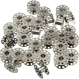 Metal Sewing Machine Bobbins for Singer/Usha/Sapna/Merit/Brother/Zenith - 30 Bobbins-picture-30