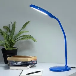 Wakefit Study Lamp | LED 7W Desk/Book Lamp with 5 Colour Modes | Wireless Charging with 3 Brightness Levels | Touch Control | Flexible Design | 1 Year Warranty (ABS, Blue)-picture-22
