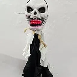 LUDALY Halloween Decoration Hanging Skull Ghost Sign Door Sign Flying Doll Playsets Mini Skeleton 1 Pc-image-89