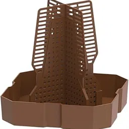 STYLEHEAVEN Bearded Dragon Feeder Chameleon Feeding Station for Frog Lizard Climbing Pet Brown-picture-30
