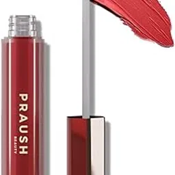 PRAUSH (Formerly Plume) Luxe Matte Liquid Lipstick Super Hydrating and Long Lasting, Flirtist-picture-44